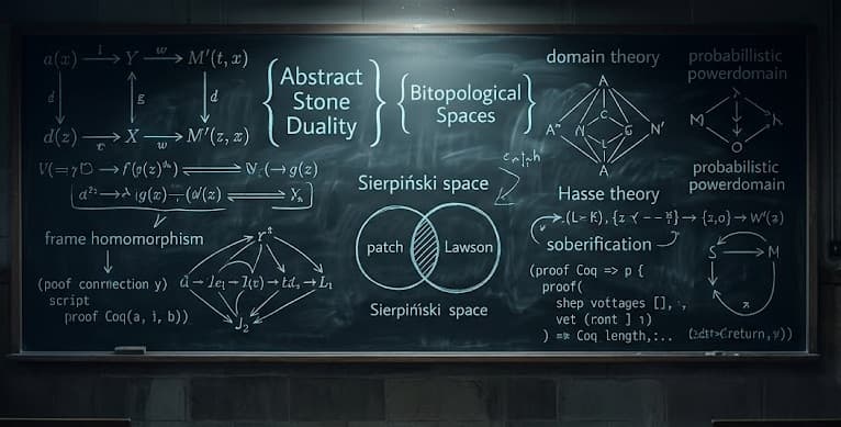 Abstract Stone Duality and Bitopological Spaces in Domain Theory