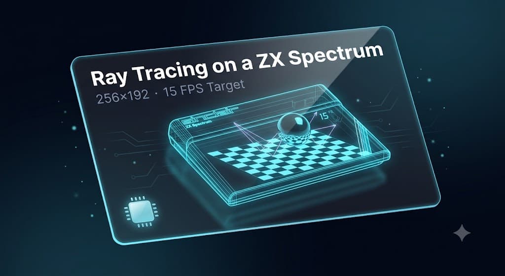 Ray Tracing on a ZX Spectrum (256×192, 15 FPS Target)